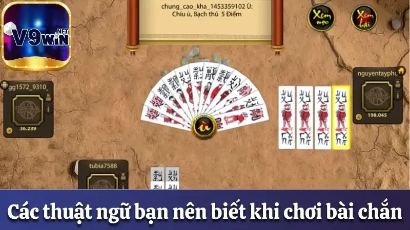Bật Mí Luật Chơi Chắn Online Cực Chuẩn Cho Tân Thủ 2 Các thuật ngữ bạn nên biết khi chơi bài Chắn