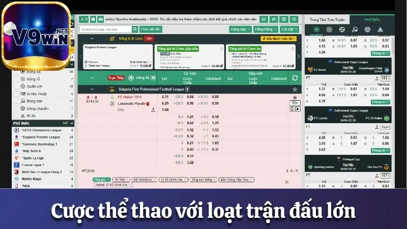 V9win | Trang Chủ Uy Tín Đổi Thưởng Đẳng Cấp Đông Nam Á 16 Cược thể thao trực tuyến với loạt trận đấu lớn