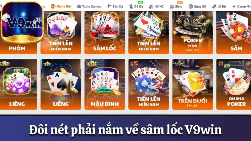 Sâm Lốc Là Gì? Cách Chơi Bất Bại Cho Thành Viên V9win 1 Đôi nét phải nắm về Sâm lốc V9win